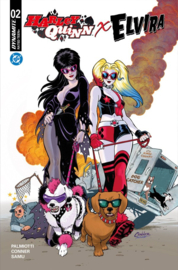 Harley Quinn x Elvira    2