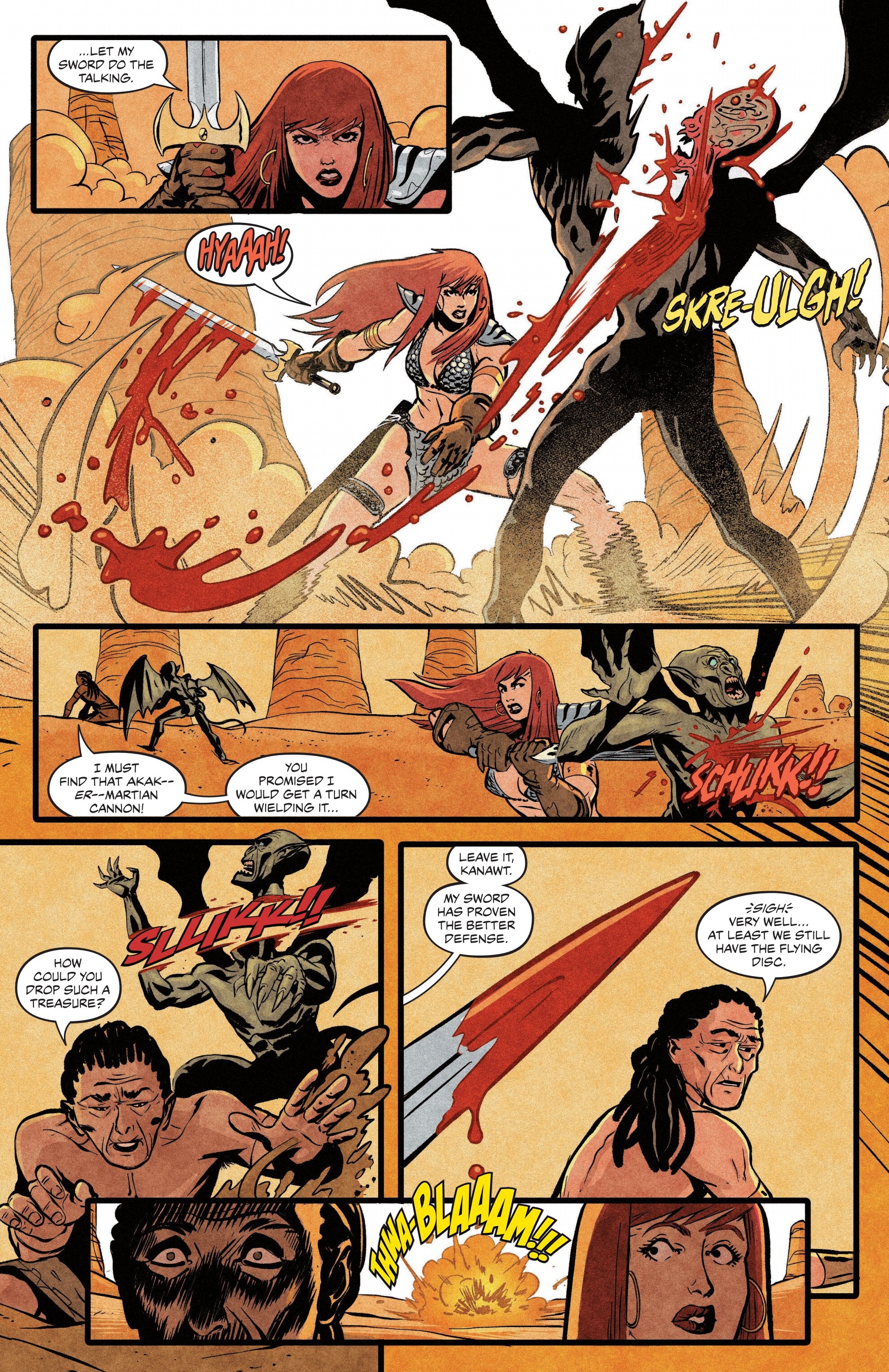 Red Sonja Attacks Mars    2