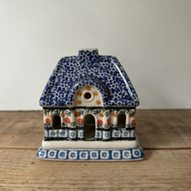 Waxinelichthouder huis A07-U555 Unikat