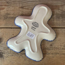 Peperkoekmannetje schaal Unikat