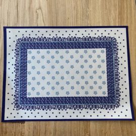 Placemats sneeuwpop kerst 2x