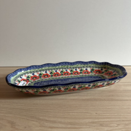 Bunzlau Serveerschaal  A42-3219 31,5 x 16,5 cm