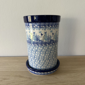 Bunzlau Wijnkoeler met schotel 599-3278