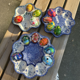 Handbeschilderde Paaseieren Poolse folklore 6 cm