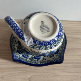 Bunzlau Kattenkopje en schotel H16-2273