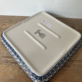Bunzlau Ovenschaal 253-1573 Unikat 27x27 cm