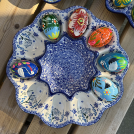 Handbeschilderde Paaseieren Poolse folklore 6 cm
