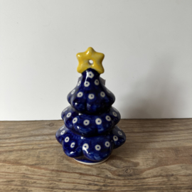 Bunzlau kerstboom 8 cm