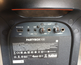 Te huur: JBL PartyBox 100 (Draagbare Bluetooth-partyluidspreker)