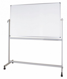 Whiteboard MAULstandaard, 100 x 150 cm, mobiel, kantelbaar, emaille