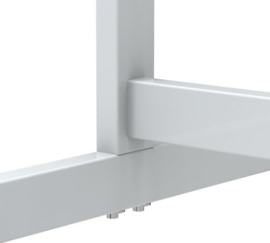 Whiteboard MAULstandaard, 120 x 220 cm, mobiel, kantelbaar