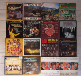 Collectie van 172 vinyl lp's / sets (€ 3,00 p.s. / staffelkorting)