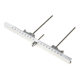 Cilindermeter - Aluminium - Profielcilinders eenvoudig opmeten tot max. 90/90 mm