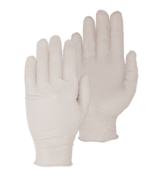 Chemical resistant disposable work gloves