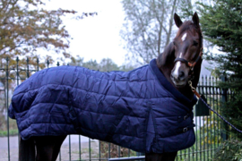 Luxe paarden winterdeken, 500 gram, 1200D, marineblauw