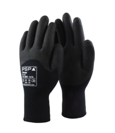 Gants de travail PSP 18-800 Winter Dry Grip Pro, noirs