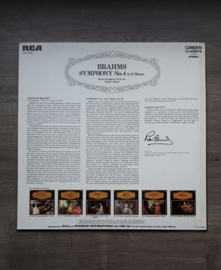 Vinyl lp: Brahms Symphony no. 4 (in E minor)