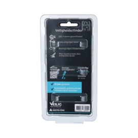 Veiligheidsprofielcilinder VEILIG S7 Expert SKG 3, dubbele cilinder (zwart)