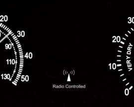 Wandklok MAULdrive 30RC, radio gestuurd