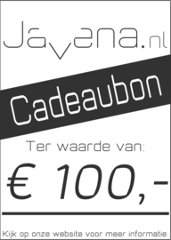Cadeaubon Javena € 100,-
