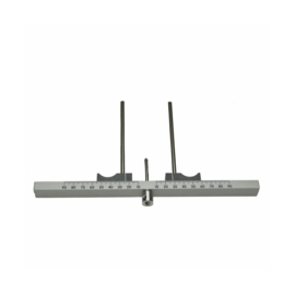 Cilindermeter - Aluminium - Profielcilinders eenvoudig opmeten tot max. 90/90 mm
