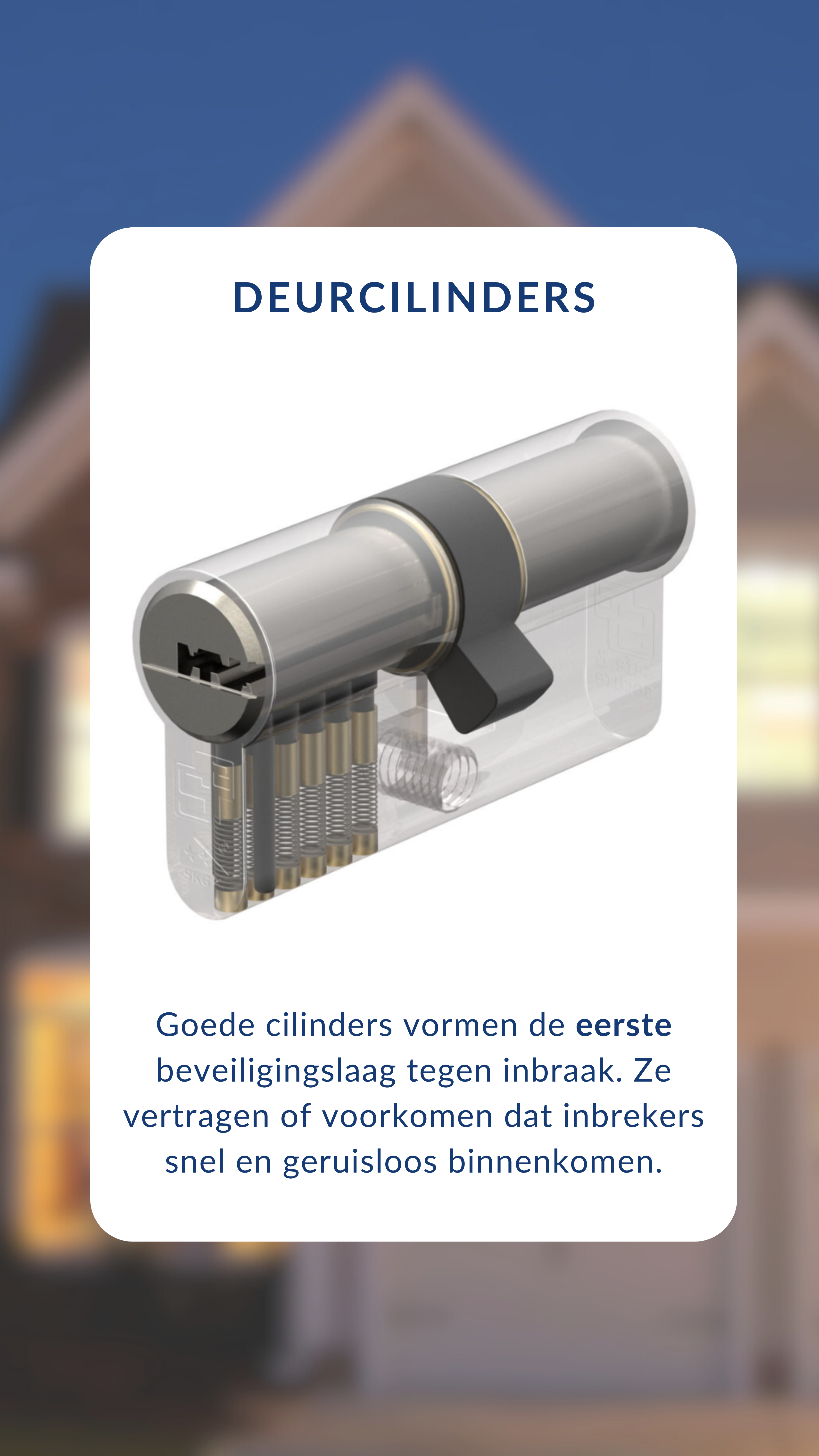 S2 veiligheidscilinder F6 SKG 2, knopcilinder