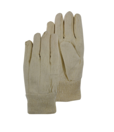 Cotton Work Gloves PSP 20-400 Twill Cloth Cuff (per bag of 12 pairs)