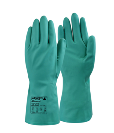 Werkhandschoenen PSP 40-200 Chemical / Allround Green Nitrile