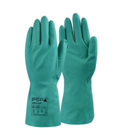Work gloves PSP 40-200 Chemical / Allround Green Nitrile