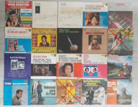 Collectie van 144 vinyl lp's (€ 3,00 p.s. / staffelkorting)
