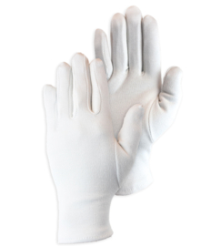 Cotton work gloves PSP 20-240 Interlock white heavy quality (per bag of 12 pairs)