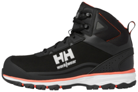 Chaussures de sécurité Helly Hansen 78391 Chelsea Evolution 2.0, Mid, S3, Embout composite, Noir / Orange