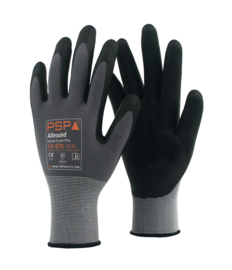 Work Gloves PSP 10-570 Allround Nitrile Foam Plus, Black