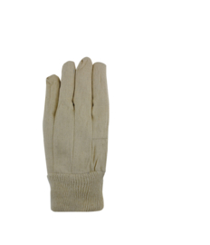 Cotton Work Gloves PSP 20-400 Twill Cloth Cuff (per bag of 12 pairs)