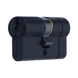 Safety profile cylinder VEILIG S7 Expert SKG 3, double cylinder (keyed alike sets) (black)