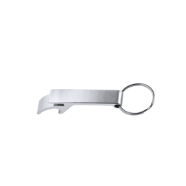 Javena keychain bottle opener/can opener - black - Engraving: Javena.nl