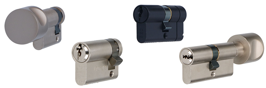 Different types of door cylinders for various applications