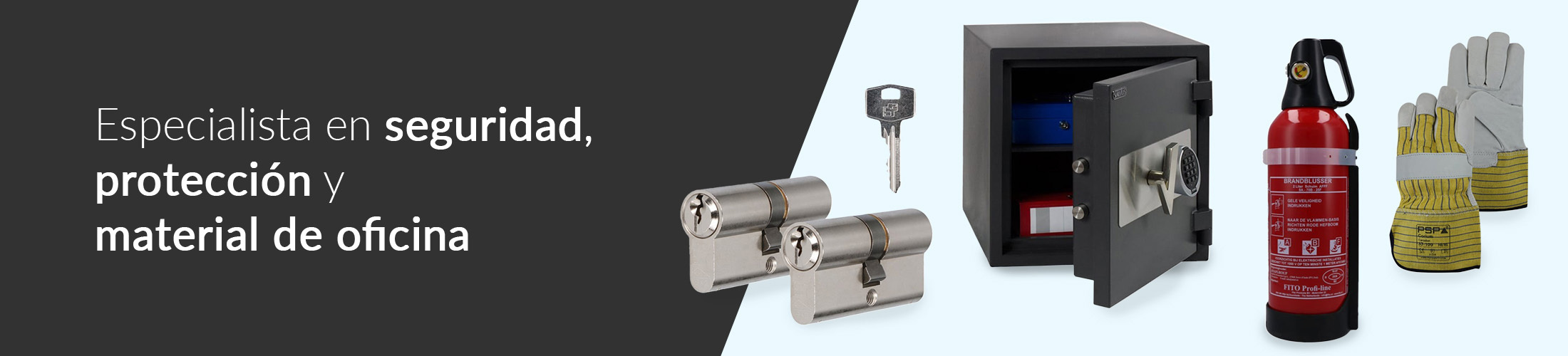 Especialista en seguridad, protección y material de oficina