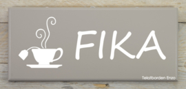 Tekstbord Fika (thee)