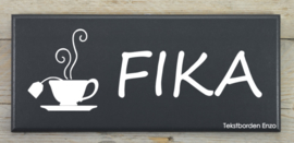 Tekstbord Fika (thee)