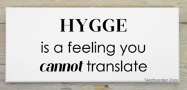 Tekstbord Hygge I just a feeling