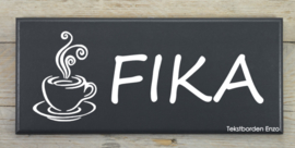 Tekstbord Fika (koffie)