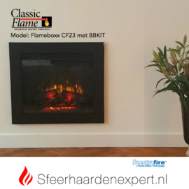 Classicflame CF23 elektrische LED inbouw sfeerhaard 60,5 x 51 cm