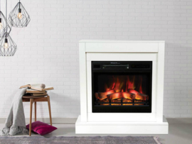 Classicflame Vigo Wit - Moderne schouw met 3D haard