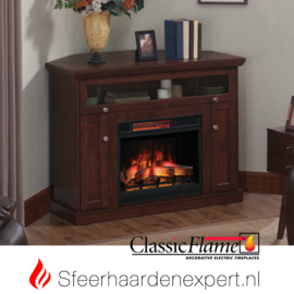 Classic Flame elektrische sfeerhaard met schouw Windsor Kersen