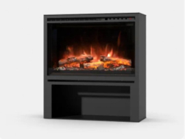 Wanders ombouw met houtopslag + elektrische haard Redstone 30