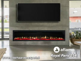 Aflamo RoyalParis 254cm breed Elektrische inbouw haard