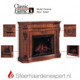 Classic Flame sfeerhaard met schouw Florence Kersen