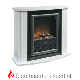 Dimplex Mozart Deluxe Wit - schouw met elektrische haard
