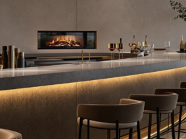 Nobis 125 - Elektrische Haard Hologram 3D Driezijdig